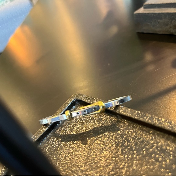 Silver/Gold Belt Bracelet - Picture 3 of 9